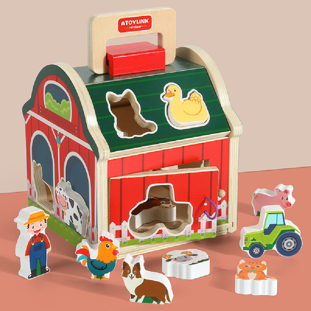 Wooden Farm Matching Early Education Toys