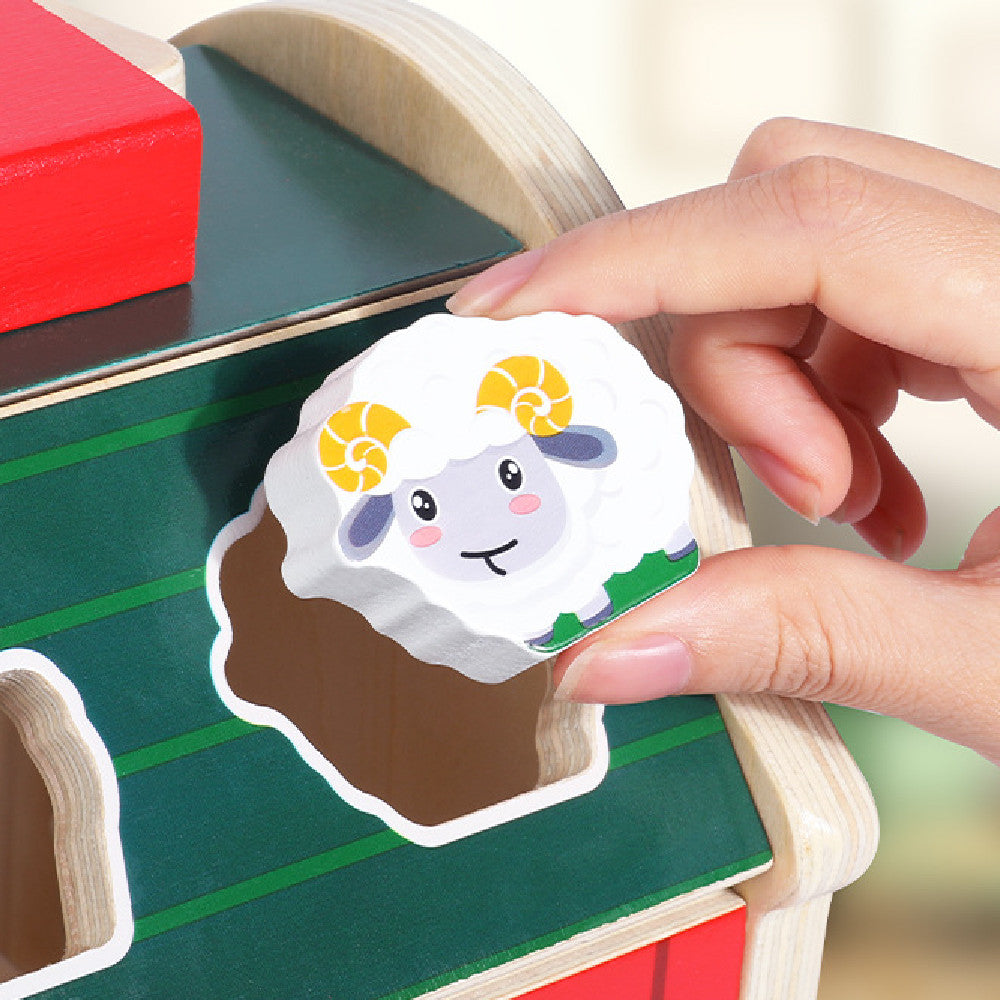 Wooden Farm Matching Early Education Toys