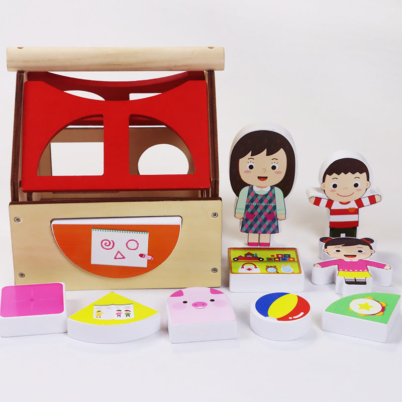 Wooden Farm Matching Early Education Toys
