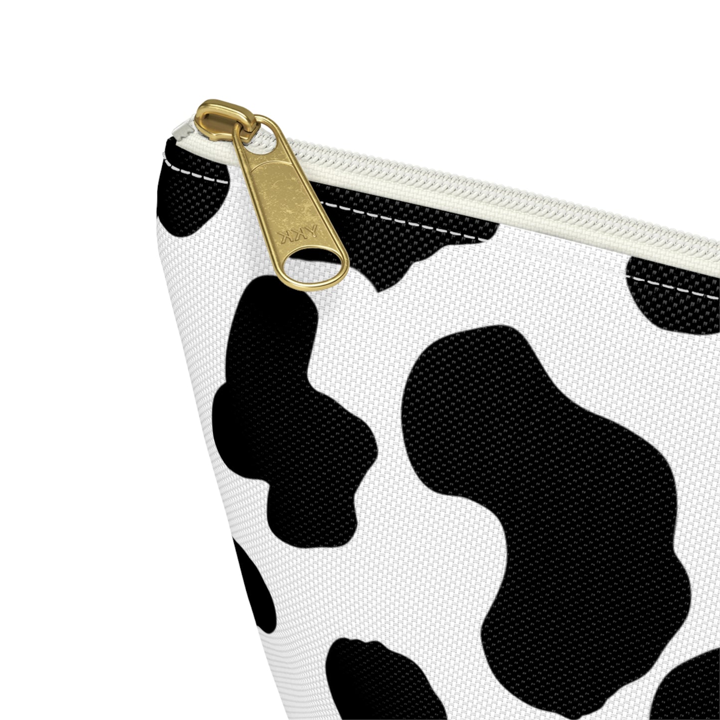 "Stylish Cow Print Accessory Pouch - Organize Your Essentials with Flair"