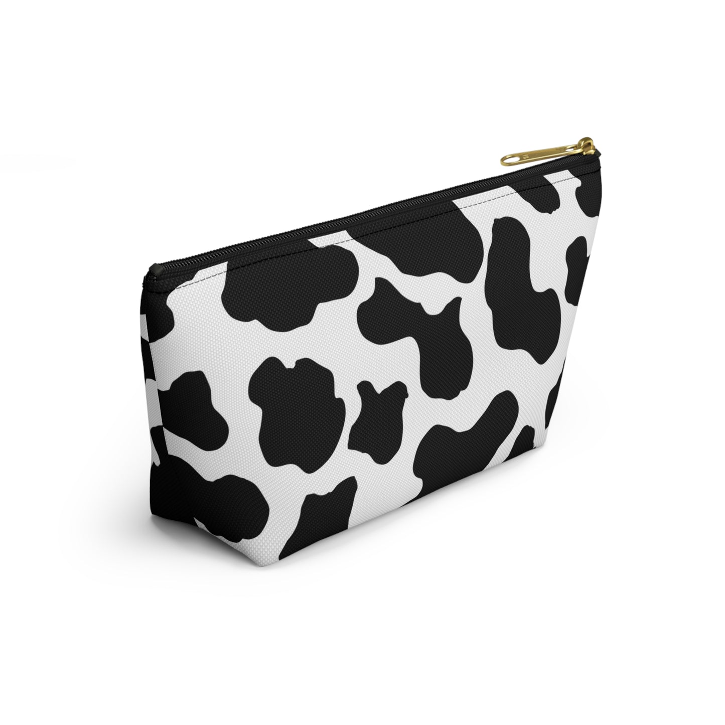 "Stylish Cow Print Accessory Pouch - Organize Your Essentials with Flair"