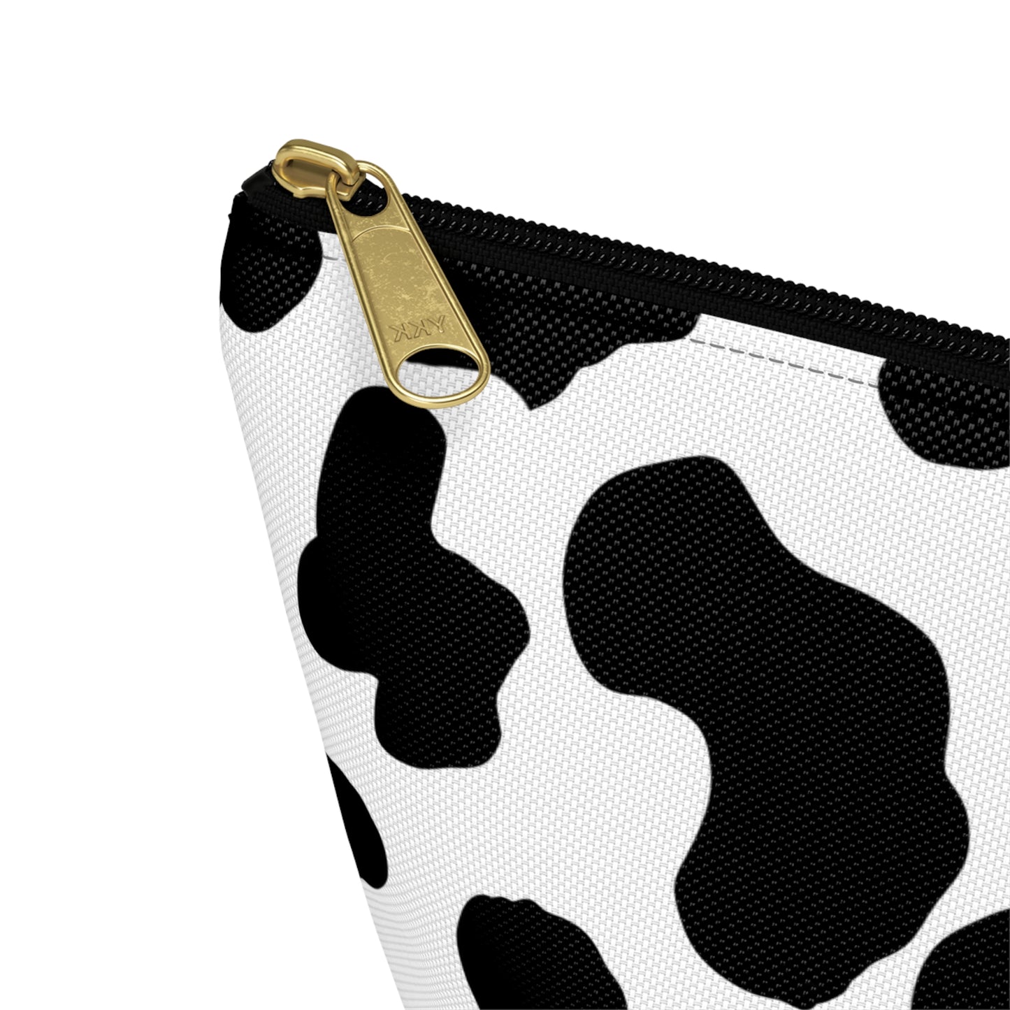 "Stylish Cow Print Accessory Pouch - Organize Your Essentials with Flair"