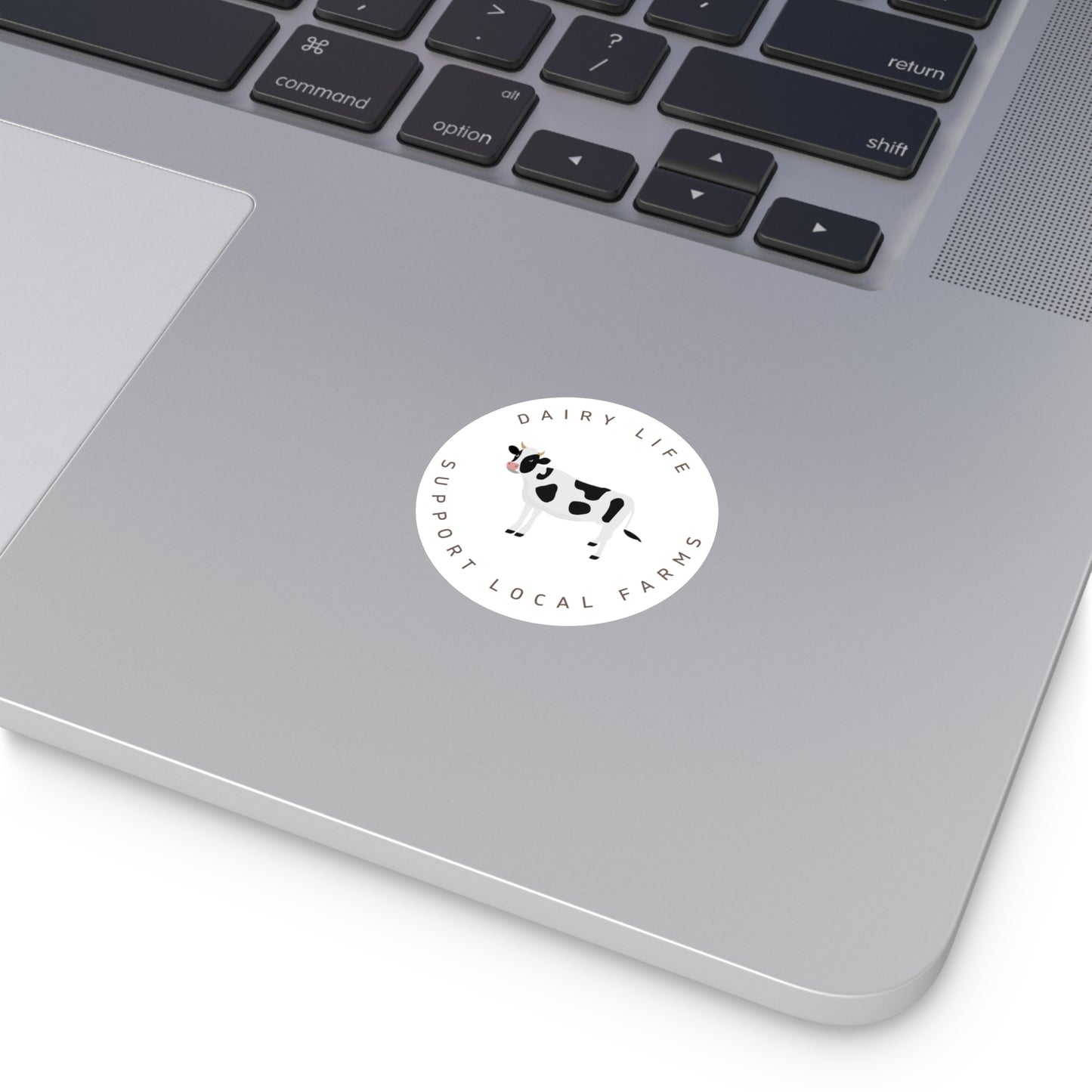 Dairy Life Round Vinyl Sticker