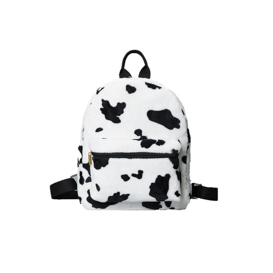 Cow hairy backpack