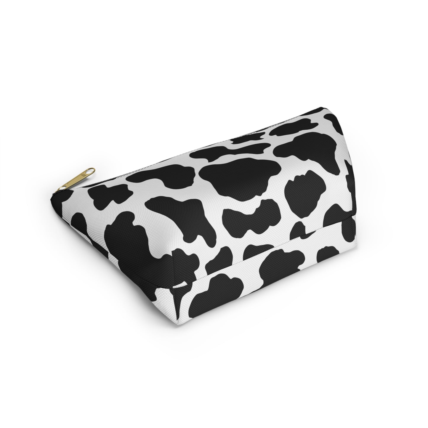 "Stylish Cow Print Accessory Pouch - Organize Your Essentials with Flair"