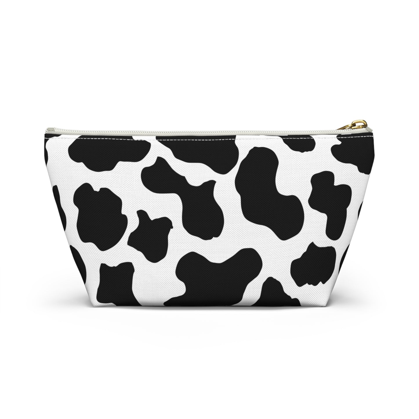 "Stylish Cow Print Accessory Pouch - Organize Your Essentials with Flair"