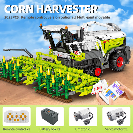 Farm Corn Harvester Puzzle Children's Building Block Toys